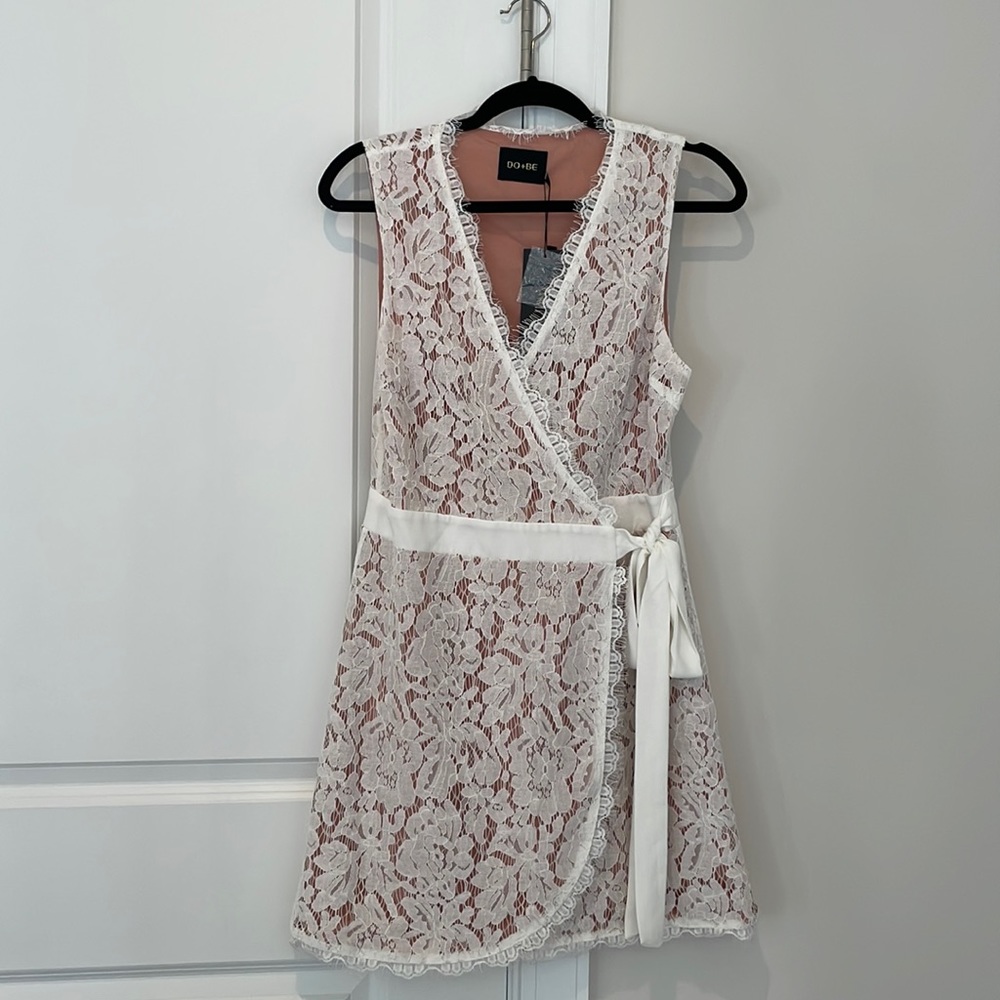 White mini dress from Vici